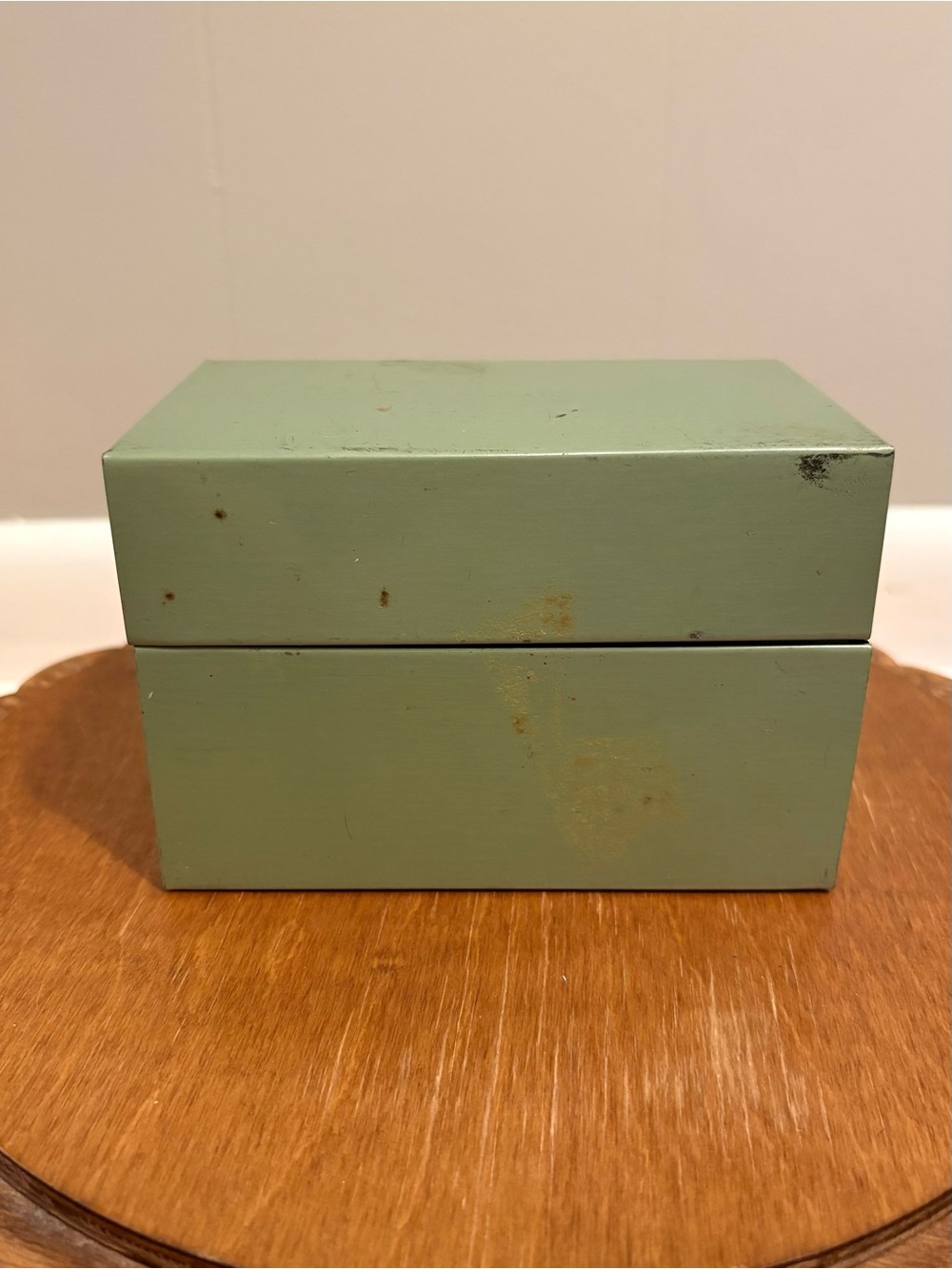 Rusty Crusty Green Recipe Box